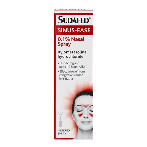 Sudafed Sinus-Ease 0.1% Nasal Spray 15Ml
